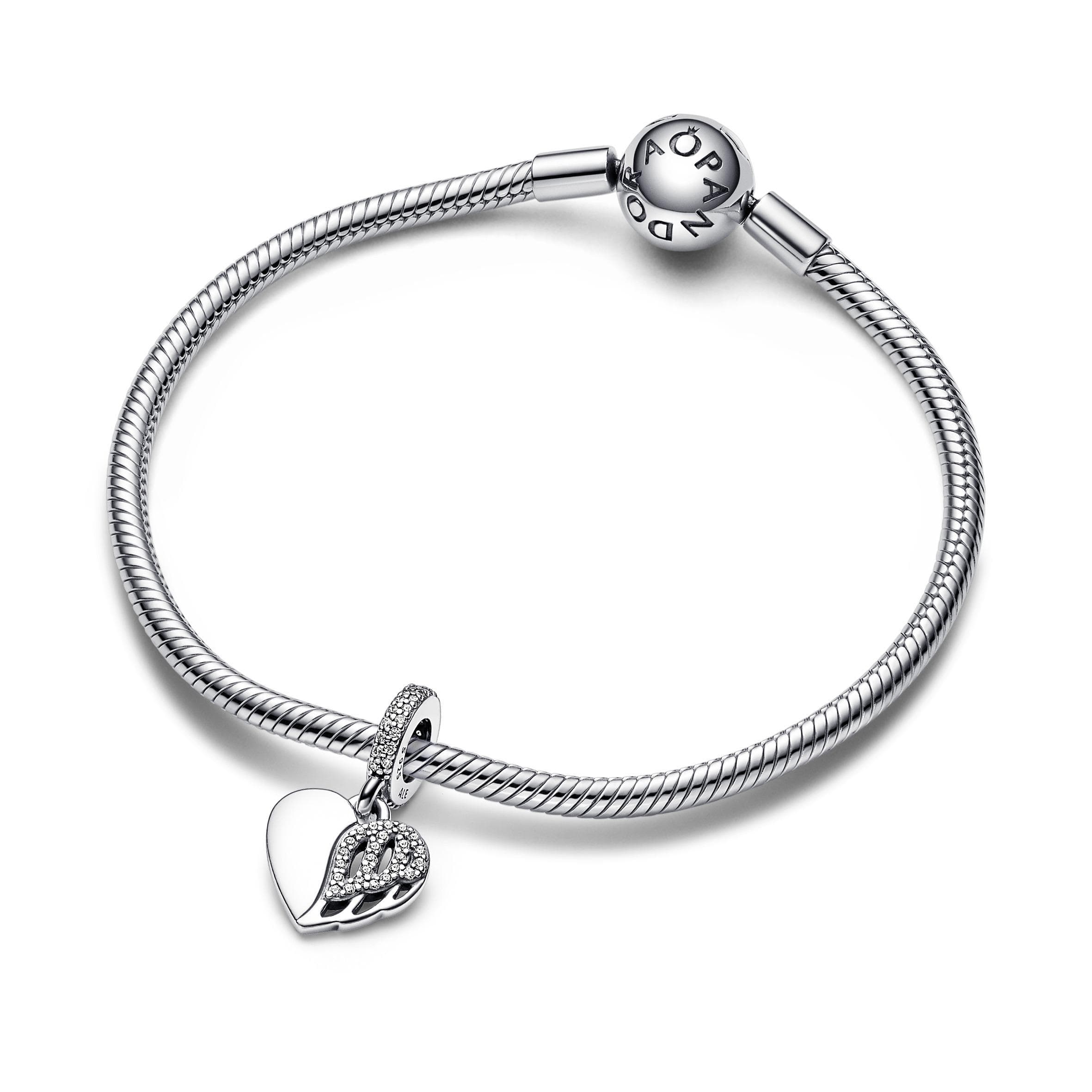 Pandora - Charm Pendente Cuore, i Nostri Angeli in Bead Charm Alba Gioielli - Casoria, commercioVirtuoso.it