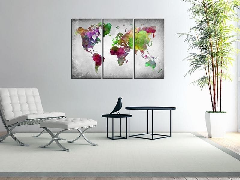 Quadri di sughero Diversity of World [Cork Map] in Bacheche Collezione Casa - Trebisacce, commercioVirtuoso.it