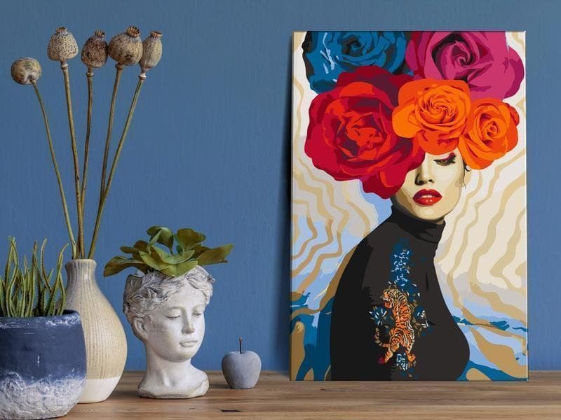 Quadro fai da te Tiger on Shoulder in Poster e stampe Collezione Casa - Trebisacce, commercioVirtuoso.it