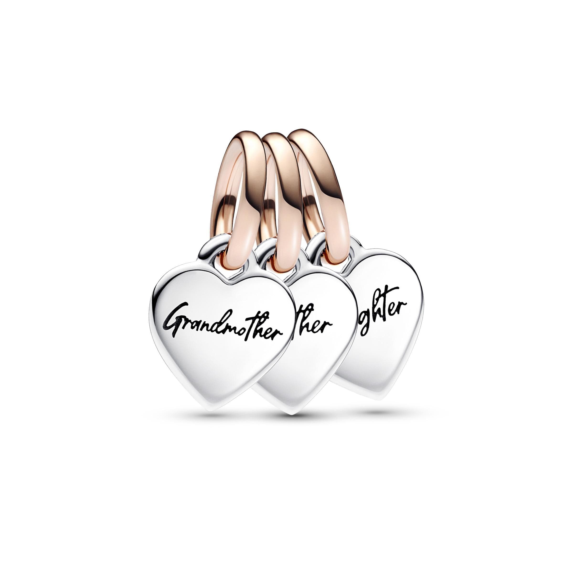 Pandora - Charm Pendente Nonna, Mamma e Figlia Divisibile in Bead Charm Alba Gioielli - Casoria, commercioVirtuoso.it