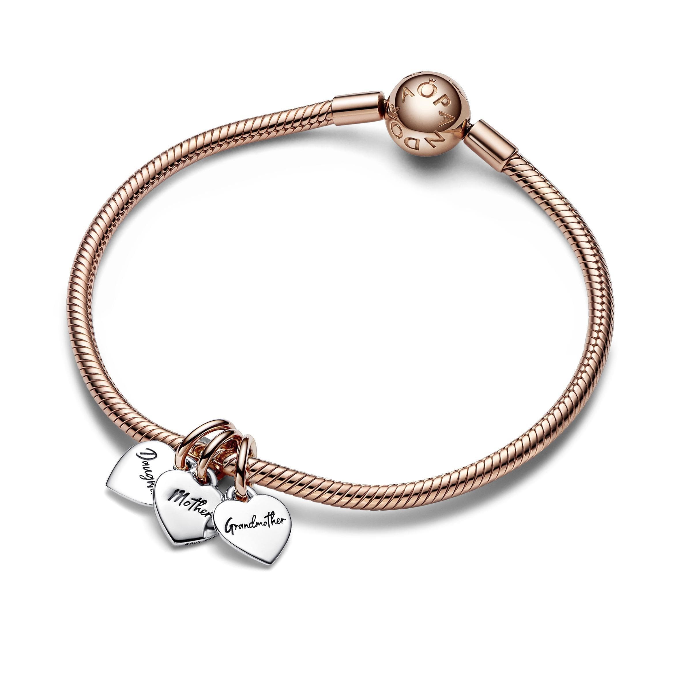 Pandora - Charm Pendente Nonna, Mamma e Figlia Divisibile in Bead Charm Alba Gioielli - Casoria, commercioVirtuoso.it