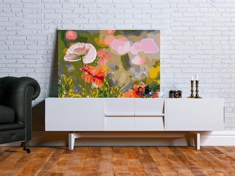Quadro fai da te Colorful Meadow in Dipingere con i numeri Collezione Casa - Trebisacce, commercioVirtuoso.it