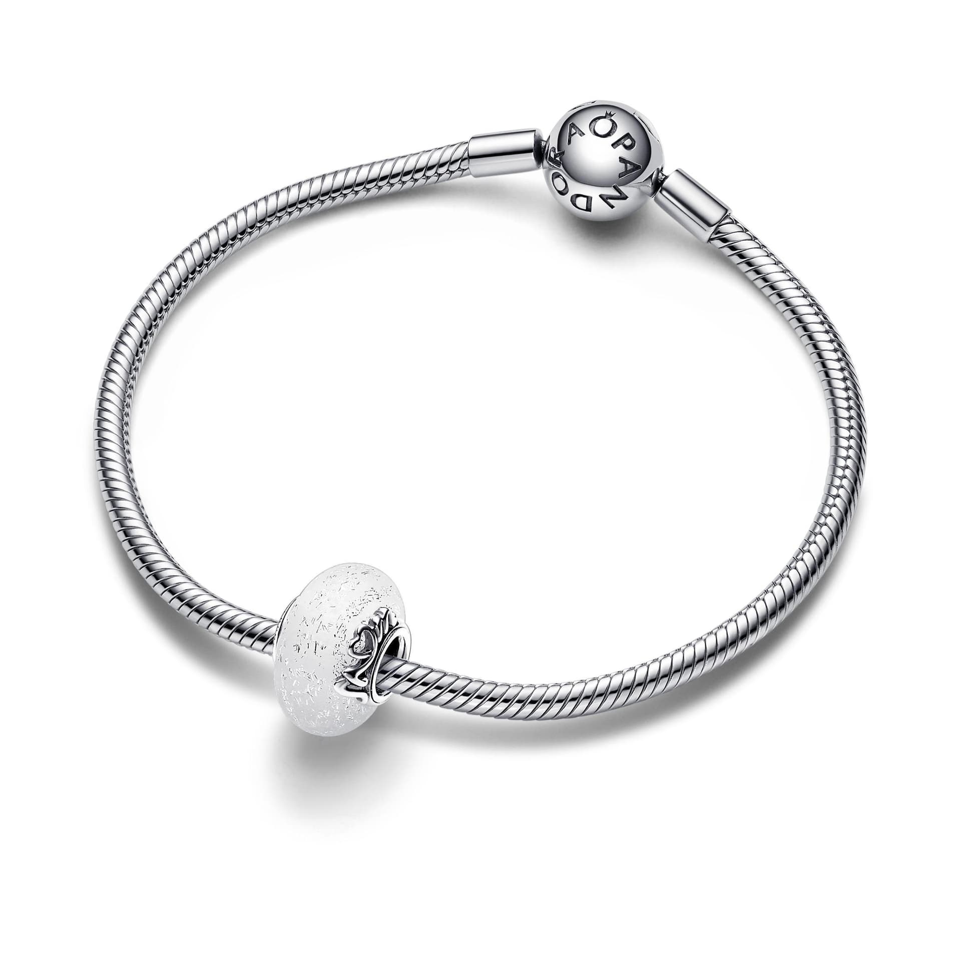 Pandora - Charm Vetro di Murano Bianco Mom e Love in Bead Charm Alba Gioielli - Casoria, commercioVirtuoso.it