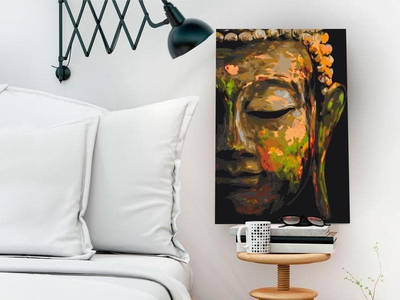 Quadro fai da te Buddha in the Shade in Dipingere con i numeri Collezione Casa - Trebisacce, commercioVirtuoso.it