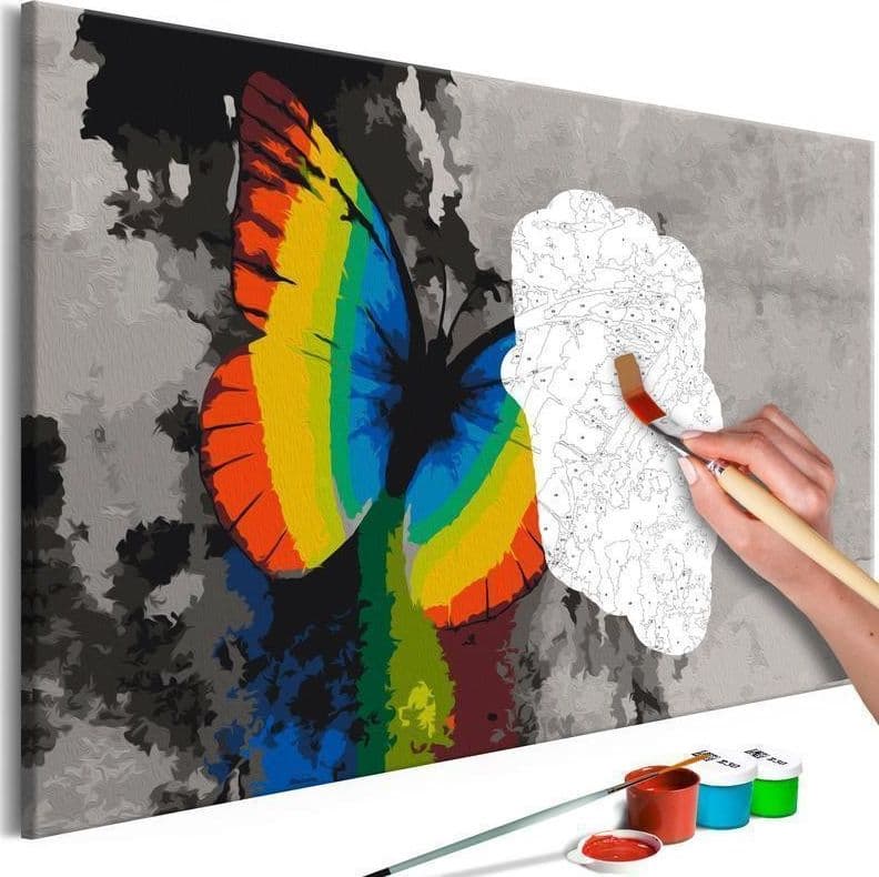 Quadro fai da te  Colourful Butterfly