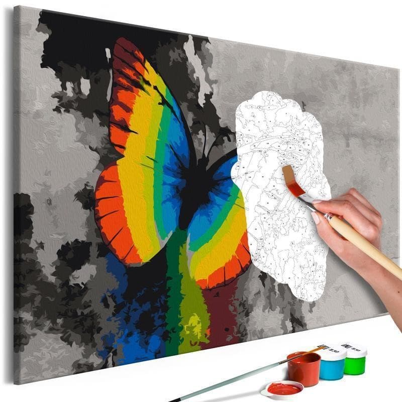 Quadro fai da te  Colourful Butterfly