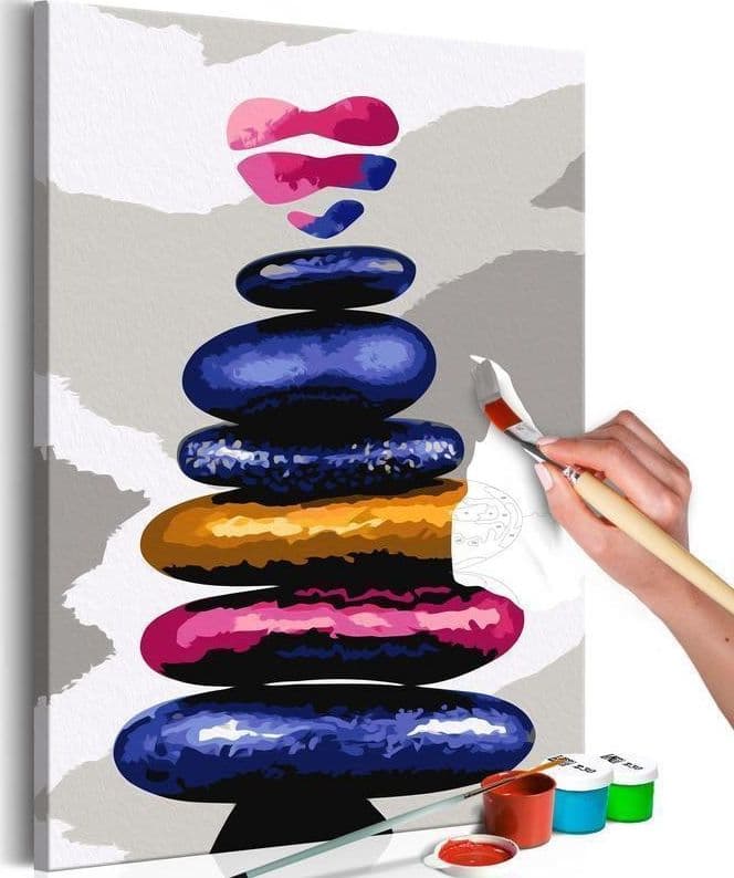 Quadro fai da te  Colored Pebbles