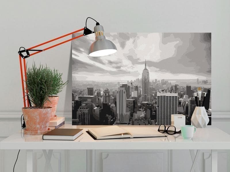 Quadro fai da te Grey New York in Kit per pittura diamante Collezione Casa - Trebisacce, commercioVirtuoso.it
