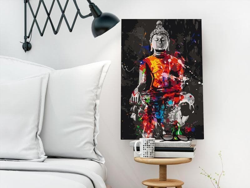 Quadro fai da te Buddha in Colours in Dipingere con i numeri Collezione Casa - Trebisacce, commercioVirtuoso.it