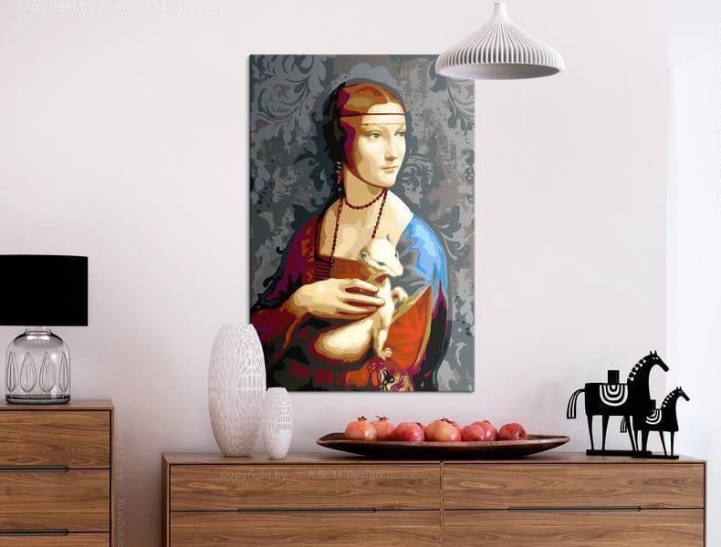 Quadro fai da te Famous Portrait in Dipingere con i numeri Collezione Casa - Trebisacce, commercioVirtuoso.it
