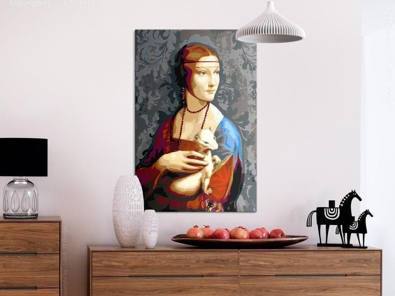 Quadro fai da te Famous Portrait in Dipingere con i numeri Collezione Casa - Trebisacce, commercioVirtuoso.it