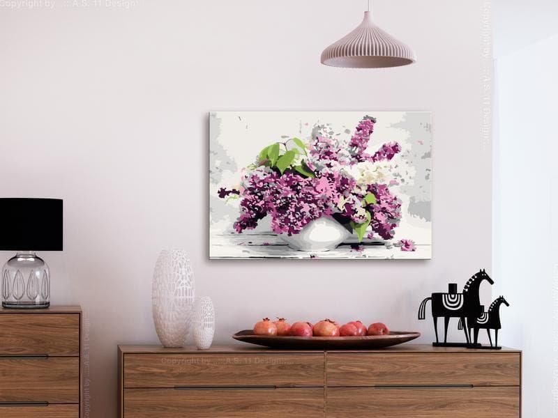 Quadro fai da te Vase and Flowers in Kit per pittura diamante Collezione Casa - Trebisacce, commercioVirtuoso.it