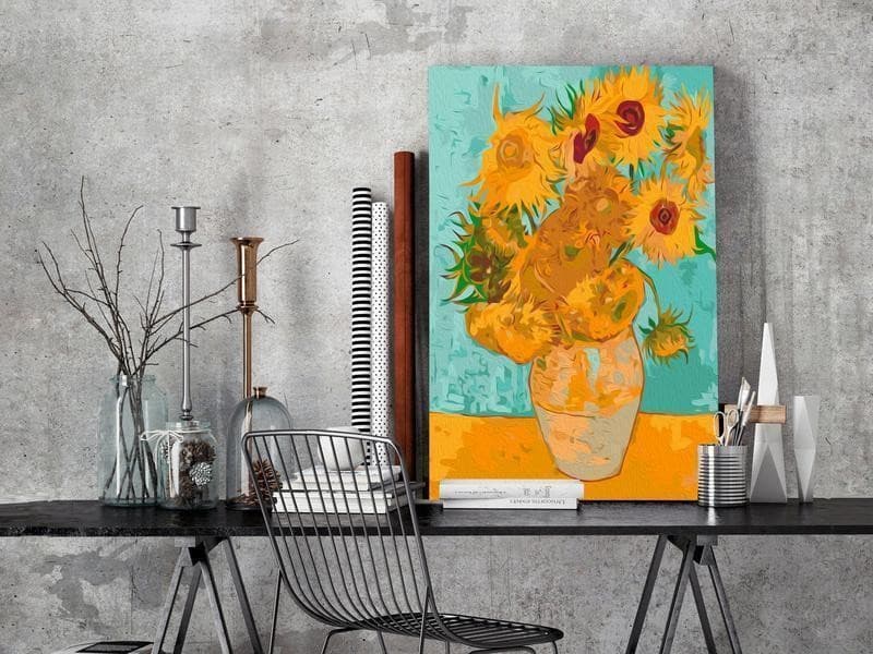 Quadro fai da te Van Gogh's Sunflowers in Poster e stampe Collezione Casa - Trebisacce, commercioVirtuoso.it