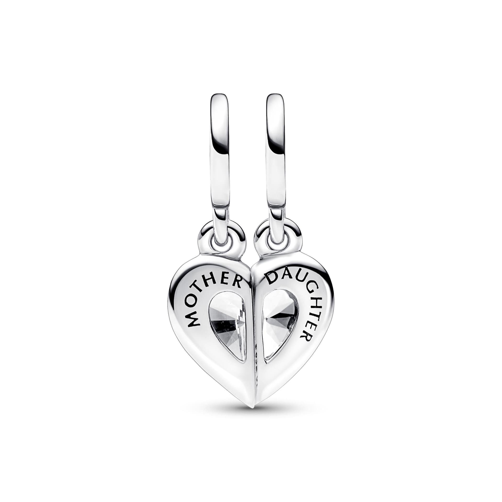 Pandora - Charm Pendente Cuore Mamma e Figlia Divisibile in Bead Charm Alba Gioielli - Casoria, commercioVirtuoso.it