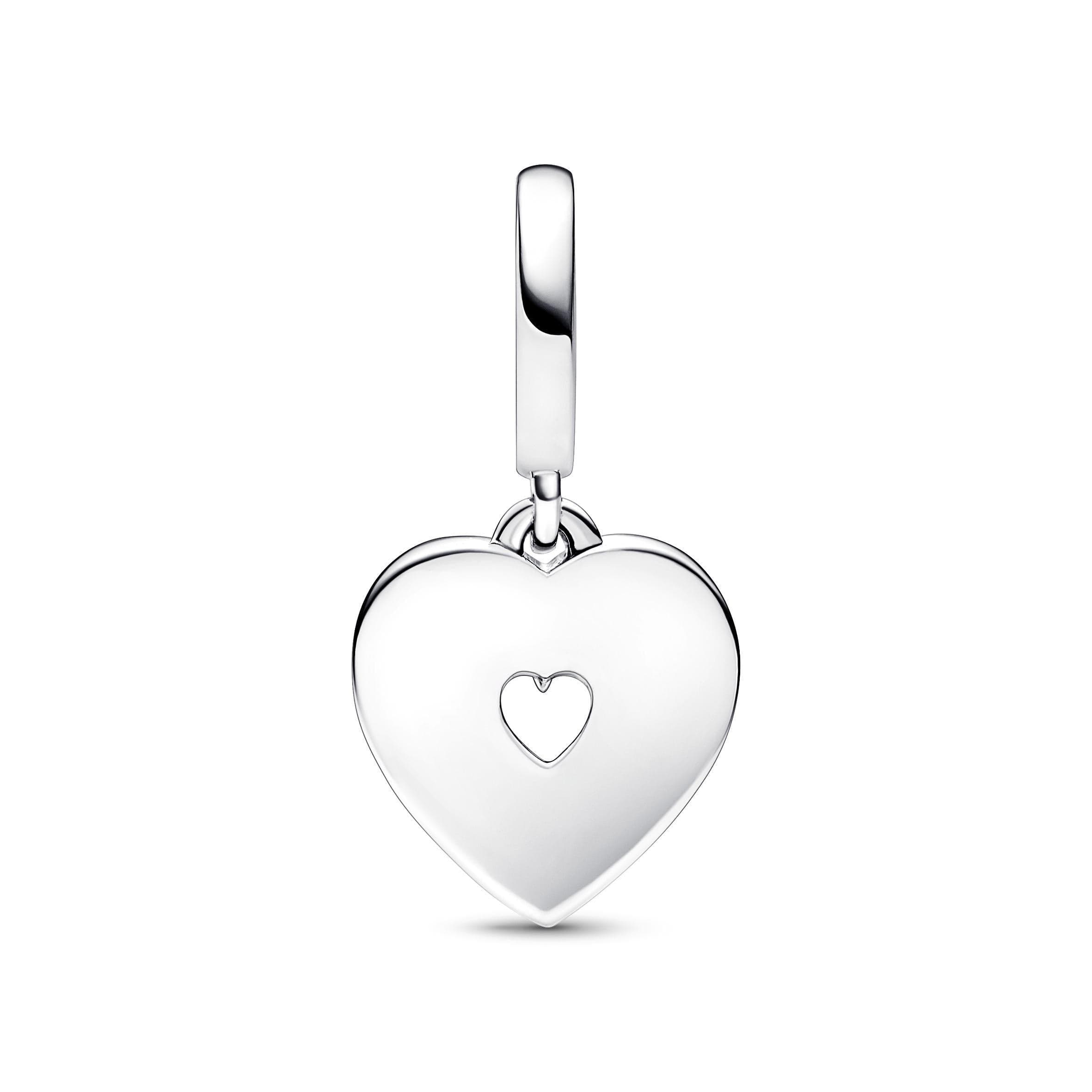 Pandora - Charm Pendente Doppio Cuore con Perle Coltivate d'Acqua Dolce in Bead Charm Alba Gioielli - Casoria, commercioVirtuoso.it