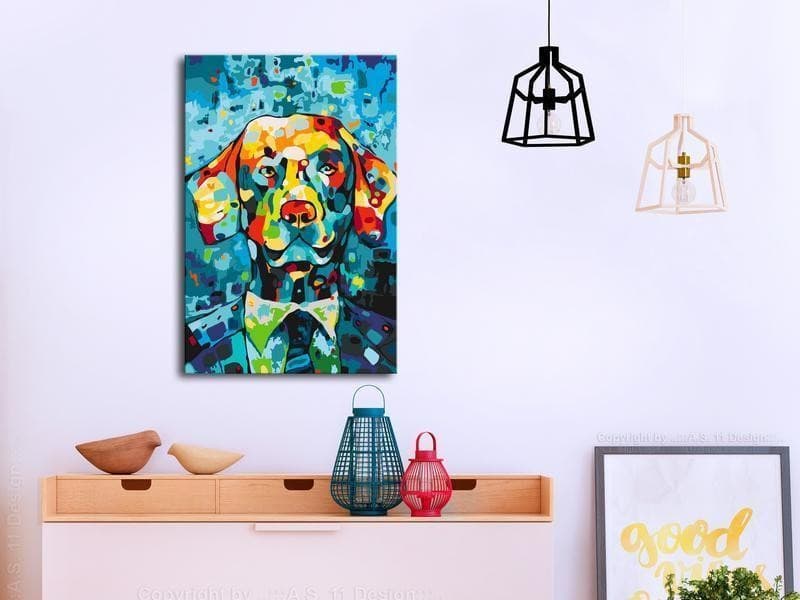 Quadro fai da te Cane (ritratto) in Dipingere con i numeri Collezione Casa - Trebisacce, commercioVirtuoso.it