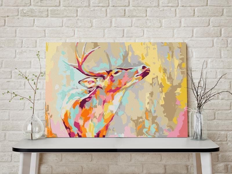 Quadro fai da te Proud Deer in Poster e stampe Collezione Casa - Trebisacce, commercioVirtuoso.it