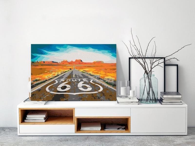 Quadro fai da te Route 66 in Poster e stampe Collezione Casa - Trebisacce, commercioVirtuoso.it