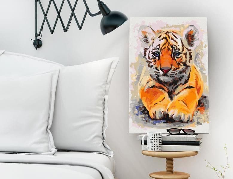 Quadro fai da te Tigrotto in Dipingere con i numeri Collezione Casa - Trebisacce, commercioVirtuoso.it