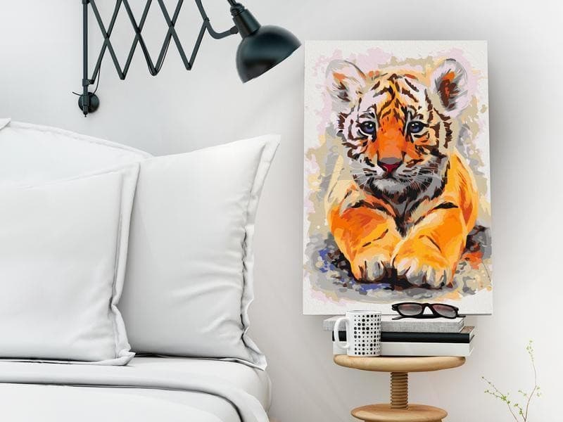 Quadro fai da te Tigrotto in Dipingere con i numeri Collezione Casa - Trebisacce, commercioVirtuoso.it