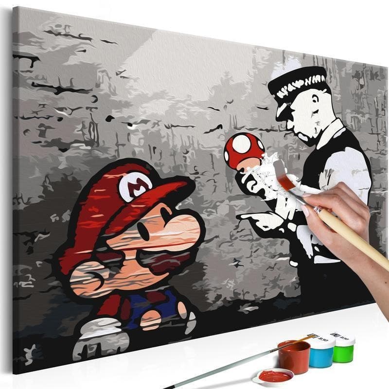 Quadro fai da te Mario (Banksy) in Poster e stampe Collezione Casa - Trebisacce, commercioVirtuoso.it