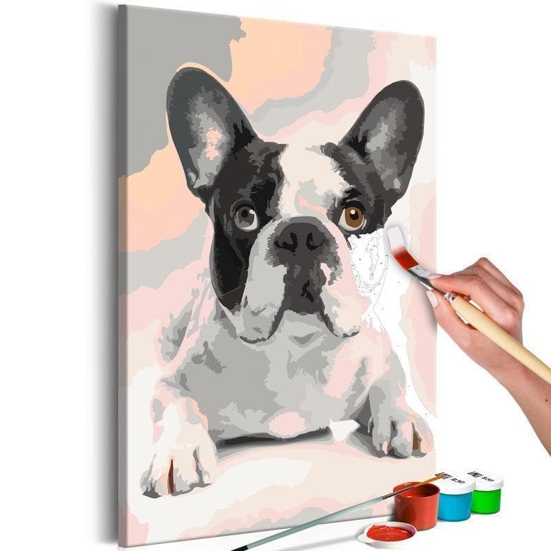 Quadro fai da te Bulldog francese