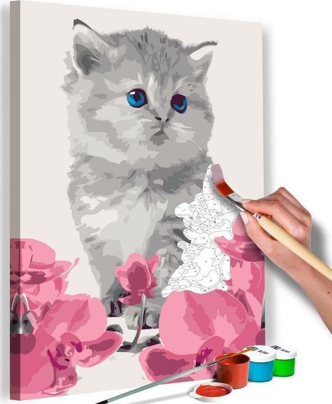 Quadro fai da te  Gattino