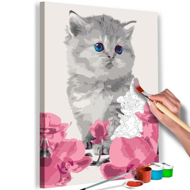 Quadro fai da te  Gattino