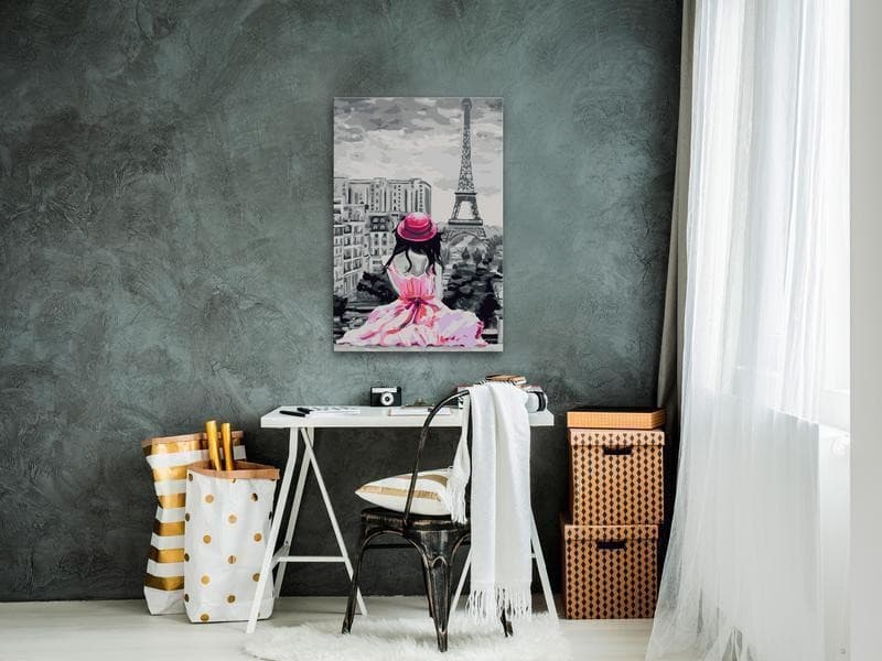 Quadro fai da te Parigi vista sulla Torre Eiffel in Dipingere con i numeri Collezione Casa - Trebisacce, commercioVirtuoso.it