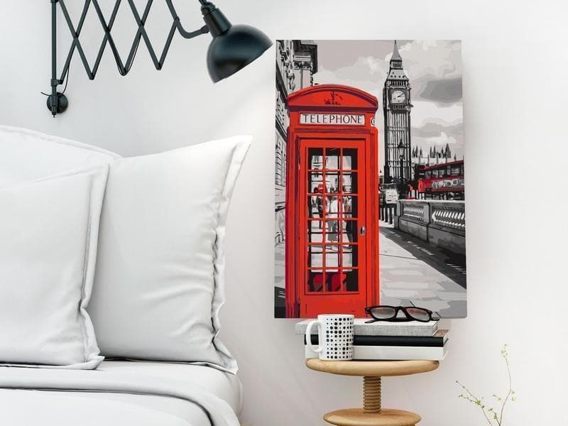 Quadro fai da te Telephone Booth in Poster e stampe Collezione Casa - Trebisacce, commercioVirtuoso.it