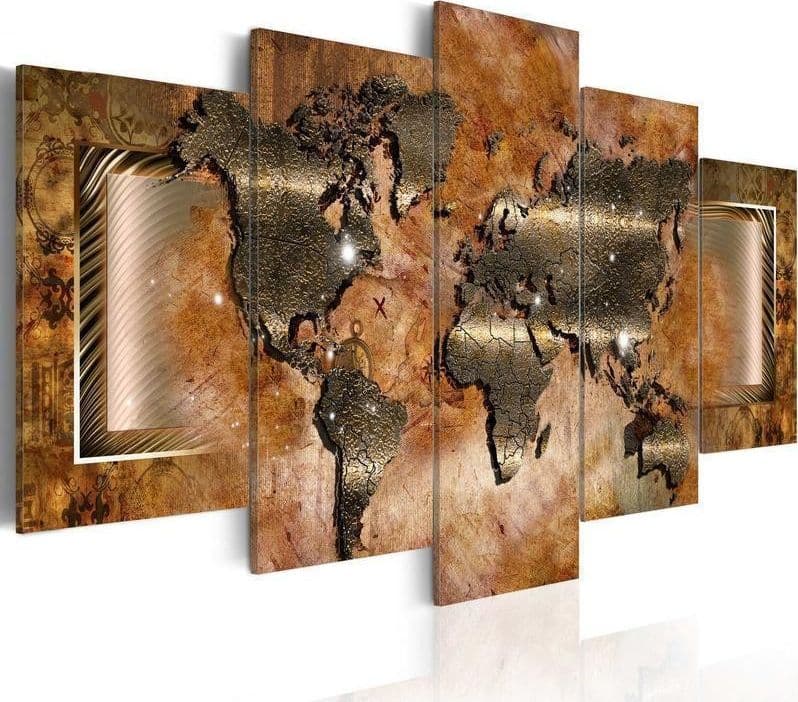 Quadro  Mappa di acciaio