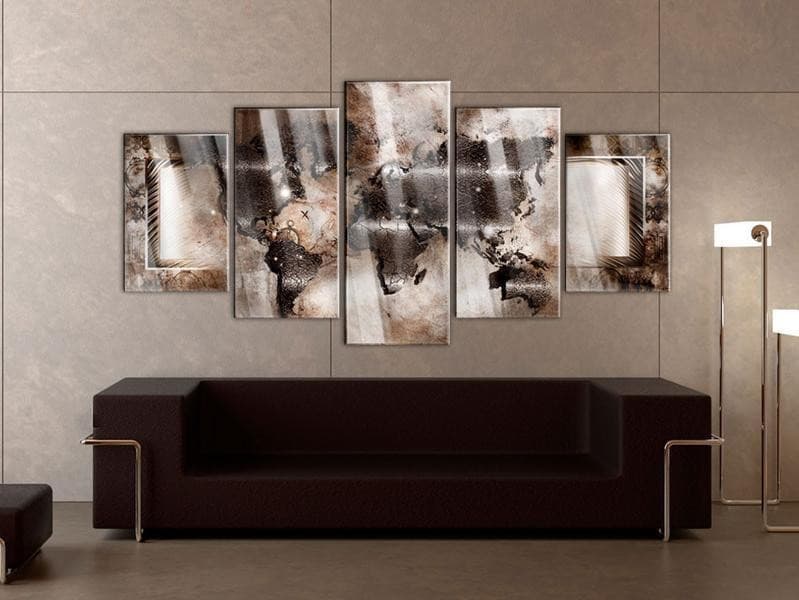 Quadri su vetro acrilico Platinum Map [Glass] in Mappe Collezione Casa - Trebisacce, commercioVirtuoso.it