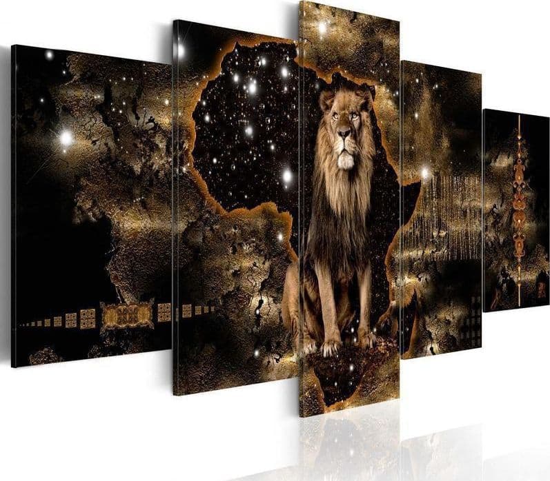 Quadro Leone d'oro in Poster e stampe Collezione Casa - Trebisacce, commercioVirtuoso.it