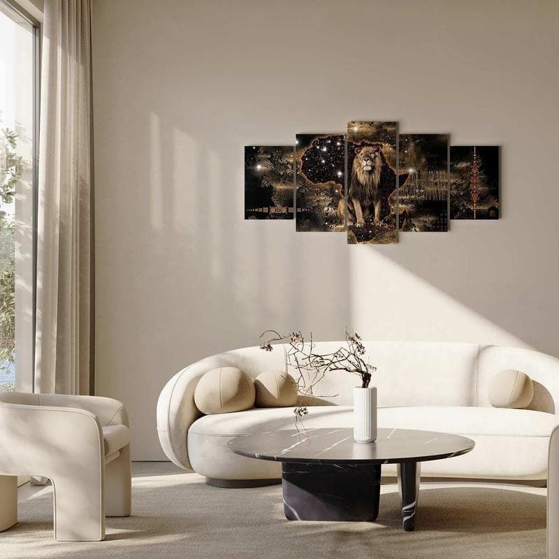 Quadro Leone d'oro in Poster e stampe Collezione Casa - Trebisacce, commercioVirtuoso.it