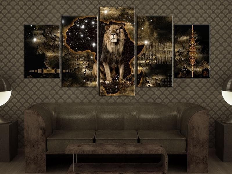 Quadro Leone d'oro in Poster e stampe Collezione Casa - Trebisacce, commercioVirtuoso.it