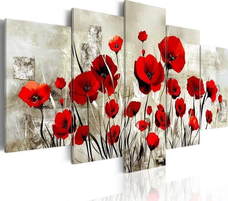Quadro Campo di scarlatto in Poster e stampe Collezione Casa - Trebisacce, commercioVirtuoso.it