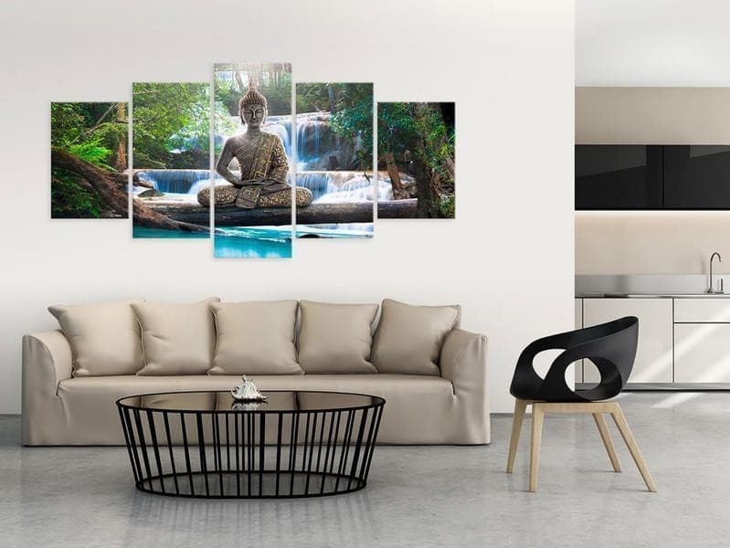 Quadro Buddha e cascata in Poster e stampe Collezione Casa - Trebisacce, commercioVirtuoso.it