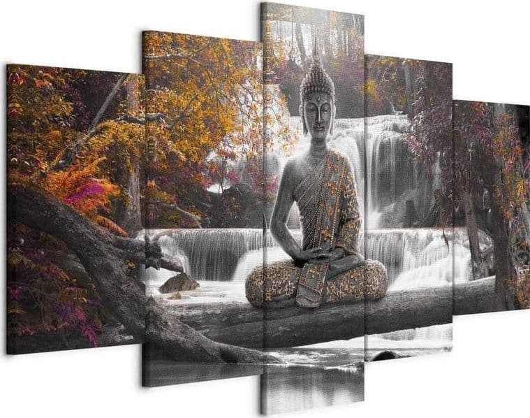 Quadro Buddha autunnale