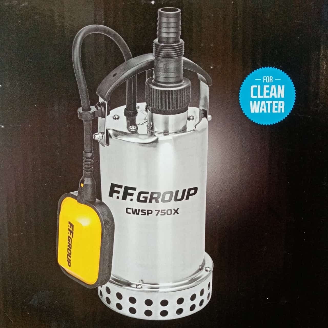 FF Group CWSP 750X da 750W elettropompa sommersa inox per drenaggio in Pompe per pozzi Aloiserw.com - Altomonte, commercioVirtuoso.it