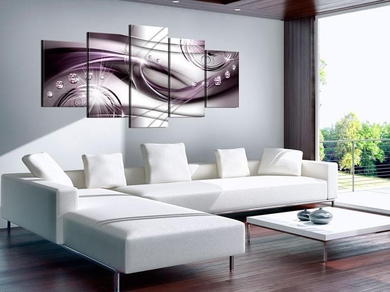 Quadri su vetro acrilico Violet Glow [Glass] in Poster e stampe Collezione Casa - Trebisacce, commercioVirtuoso.it