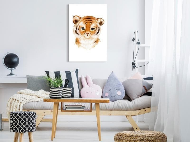 Quadro - Little Tiger (1 Part) Vertical in Poster e stampe Collezione Casa - Trebisacce, commercioVirtuoso.it