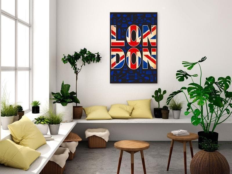 Quadro - City of Culture (1 Part) Vertical in Poster e stampe Collezione Casa - Trebisacce, commercioVirtuoso.it