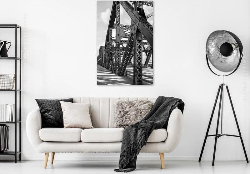 Quadro - Bridge at Morning (1 Part) Vertical in Poster e stampe Collezione Casa - Trebisacce, commercioVirtuoso.it