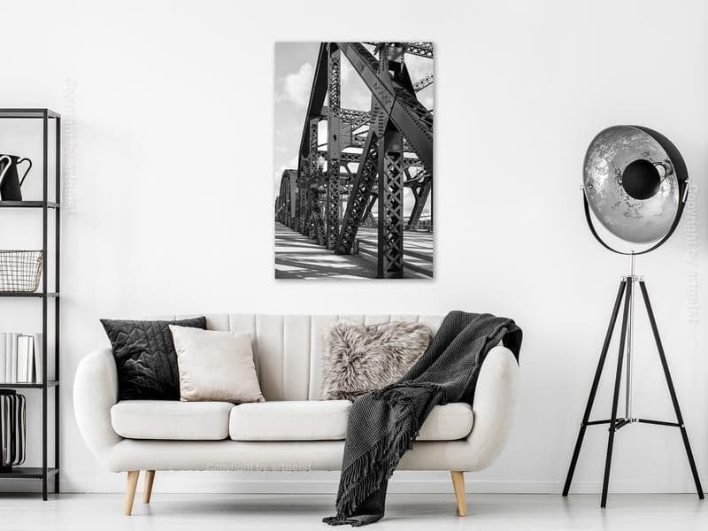 Quadro - Bridge at Morning (1 Part) Vertical in Poster e stampe Collezione Casa - Trebisacce, commercioVirtuoso.it