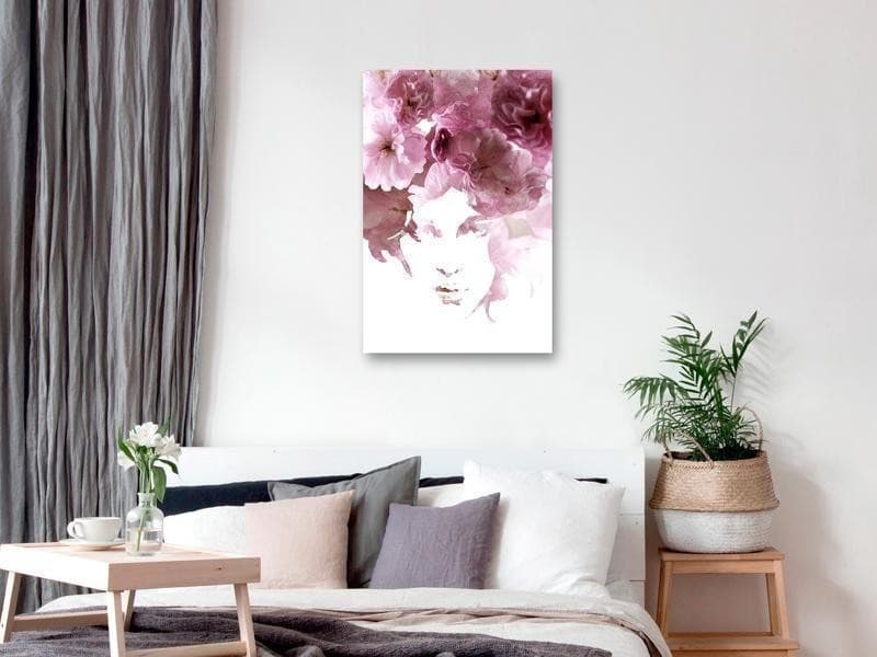 Quadro - Flowery Look (1 Part) Vertical in Poster e stampe Collezione Casa - Trebisacce, commercioVirtuoso.it