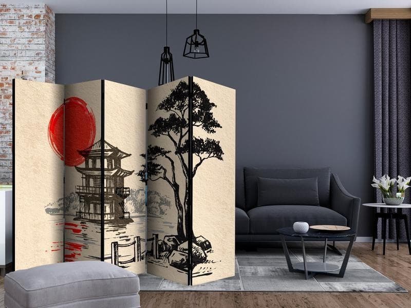 Paravento - Little House by the Pond II in Paraventi Collezione Casa - Trebisacce, commercioVirtuoso.it