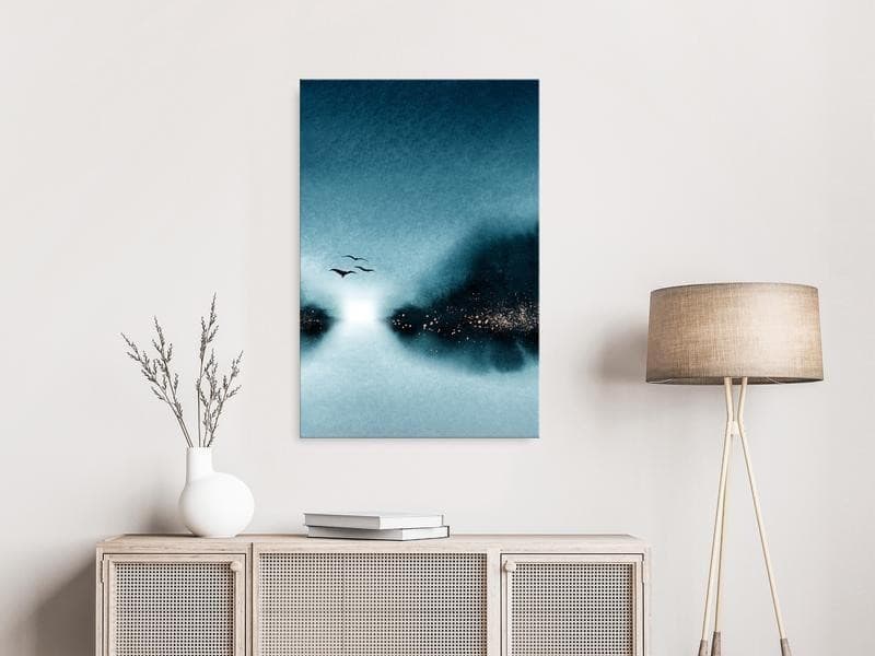 Quadro - Flight at Dawn (1 Part) Vertical in Dipinti Collezione Casa - Trebisacce, commercioVirtuoso.it