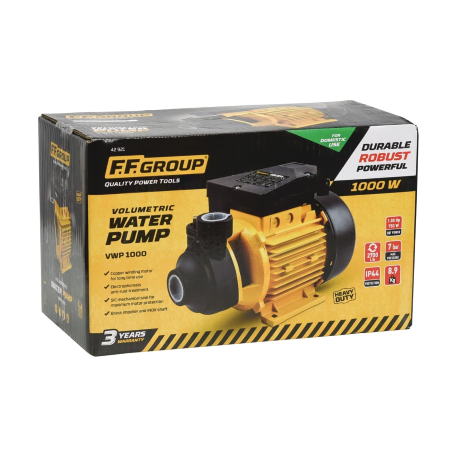FF Group VWP 1000 da 1000W 1Hp elettropompa volumetrica di superficie in Pompe per acqua di alimentazione Aloiserw.com - Altomonte, commercioVirtuoso.it