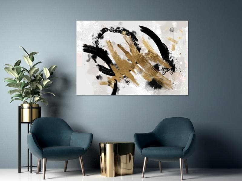 Quadro - Golden Impression (1 Part) Wide in Poster e stampe Collezione Casa - Trebisacce, commercioVirtuoso.it