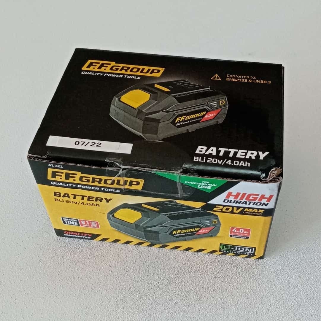 FF Group batteria BLi 20V 4.0Ah ioni di litio per utensili in Pacchi batterie Aloiserw.com - Altomonte, commercioVirtuoso.it